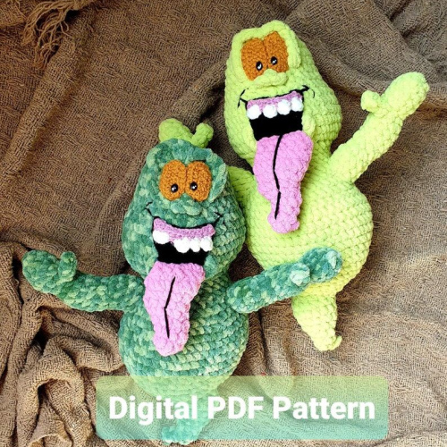 Slimey Guy Crochet Amigurumi pdf Pattern